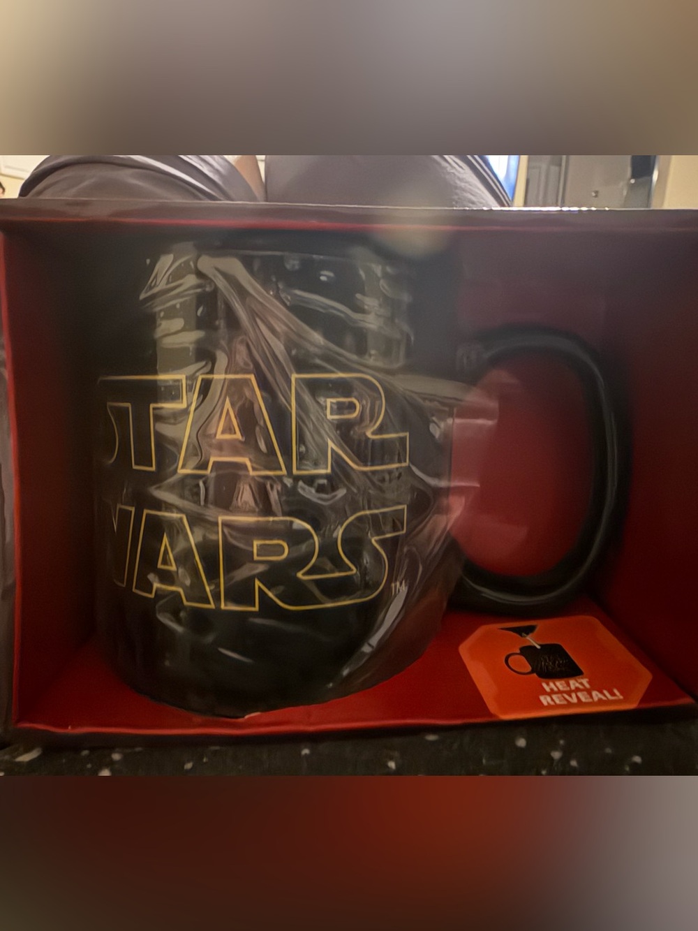 NIB 2015 Star Wars Logo “The Force Awakens” Heat Reveal Large 20oz Mug by Disney